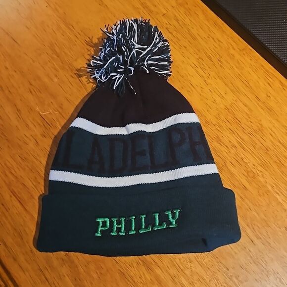 Philadelphia Knit Pom Pom Beanie - Picture 1 of 3